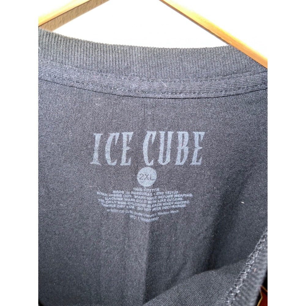 Ice Cube Mens Graphic Tee Black Rap Hip Hop Short Sleeve T-Shirt 2XL Oversized - Picture 4 of 4